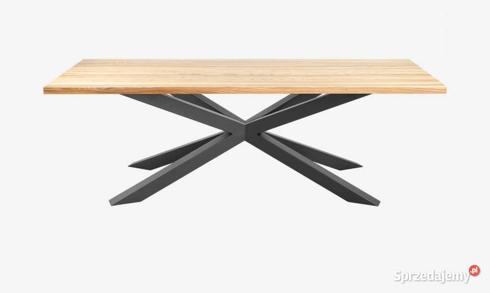 Stół dębowy Green Step 160220 stalowa noga pająk Tczew