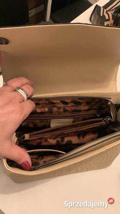 Torebka kremowa do ręki i na ramię Boguchwała