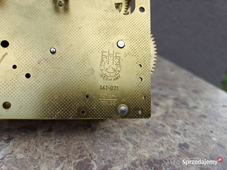 M125 Mechanizm starego zegara ściennego FHS Tczew sprzedam