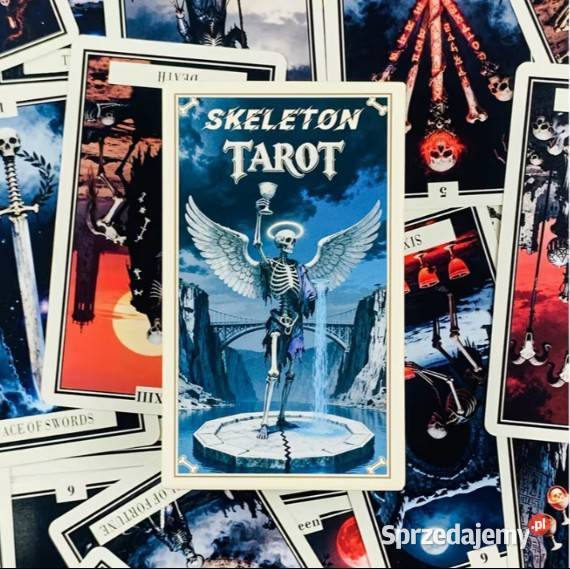 Kolekcjonerskie karty gotyckiego tarota SKELETON Warszawa