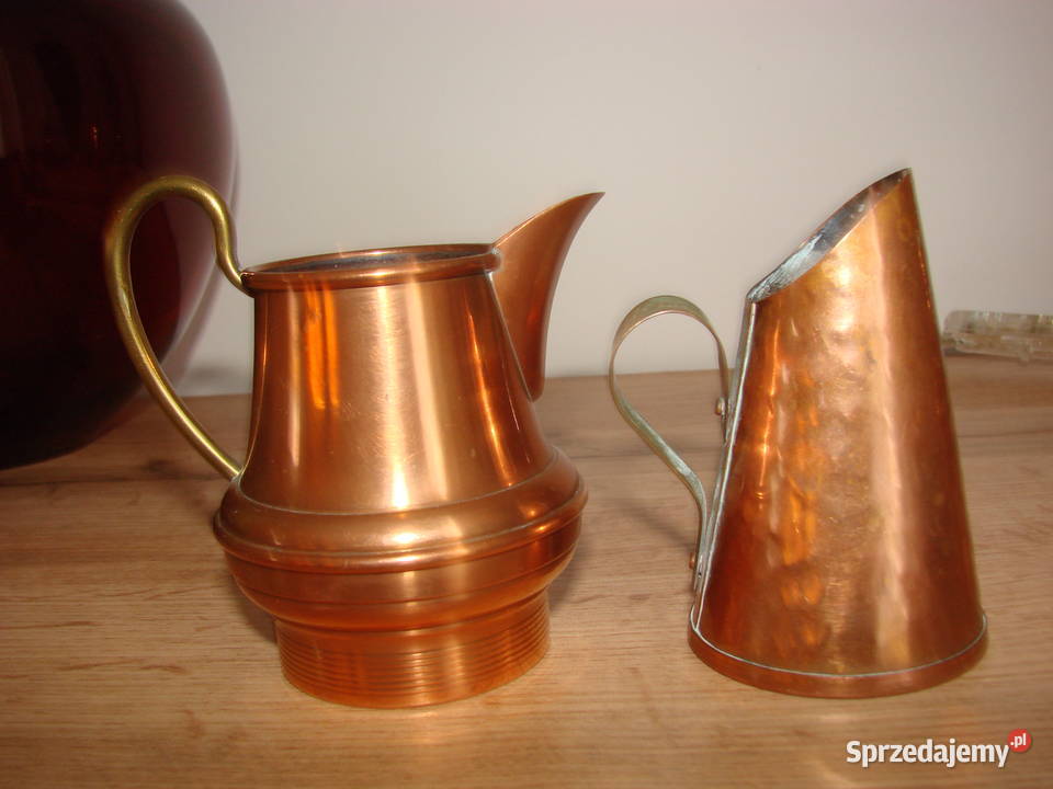 miedziany dzbanuszek pomorskie Pruszcz Gdański