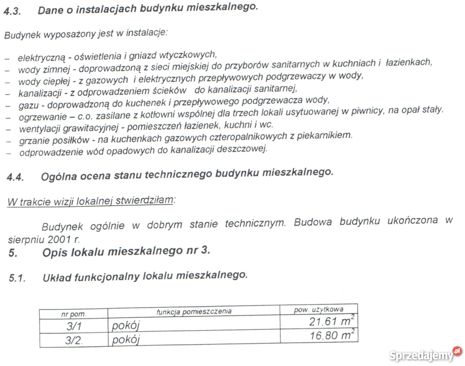 Brzeg mieszkanie 643 mkw Brzeg opolski 49300 gazowe