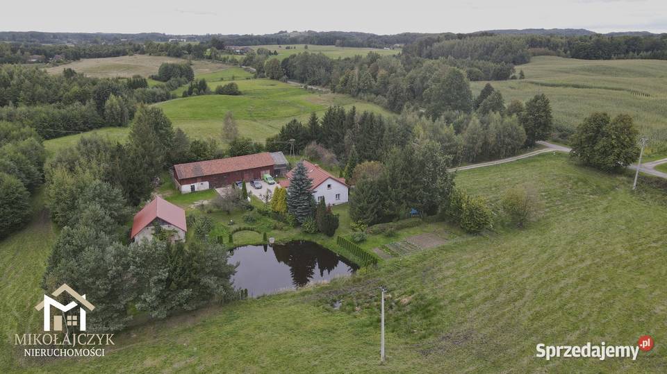 Wyjątkowe siedlisko ze stawem na Warmii 079 ha warmińsko-mazurskie Bukowiec