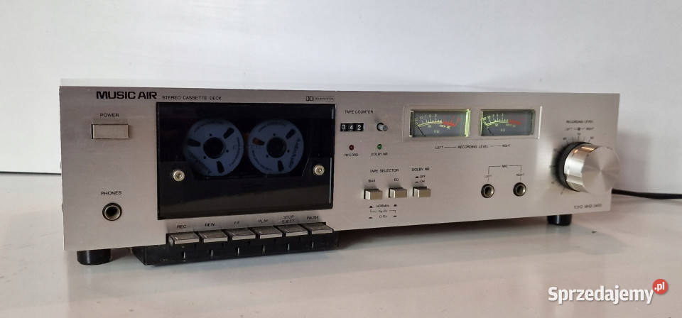 Magnetofon catette deck Music air TOYO MHD3400 Międzychód