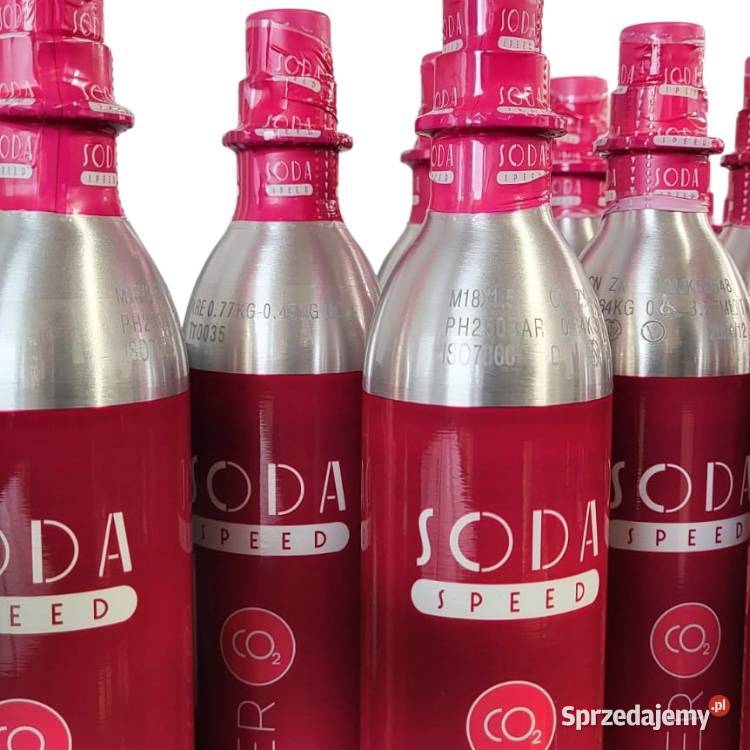 Nowe pełne butle SodaSpeed quick connect do AGD drobne