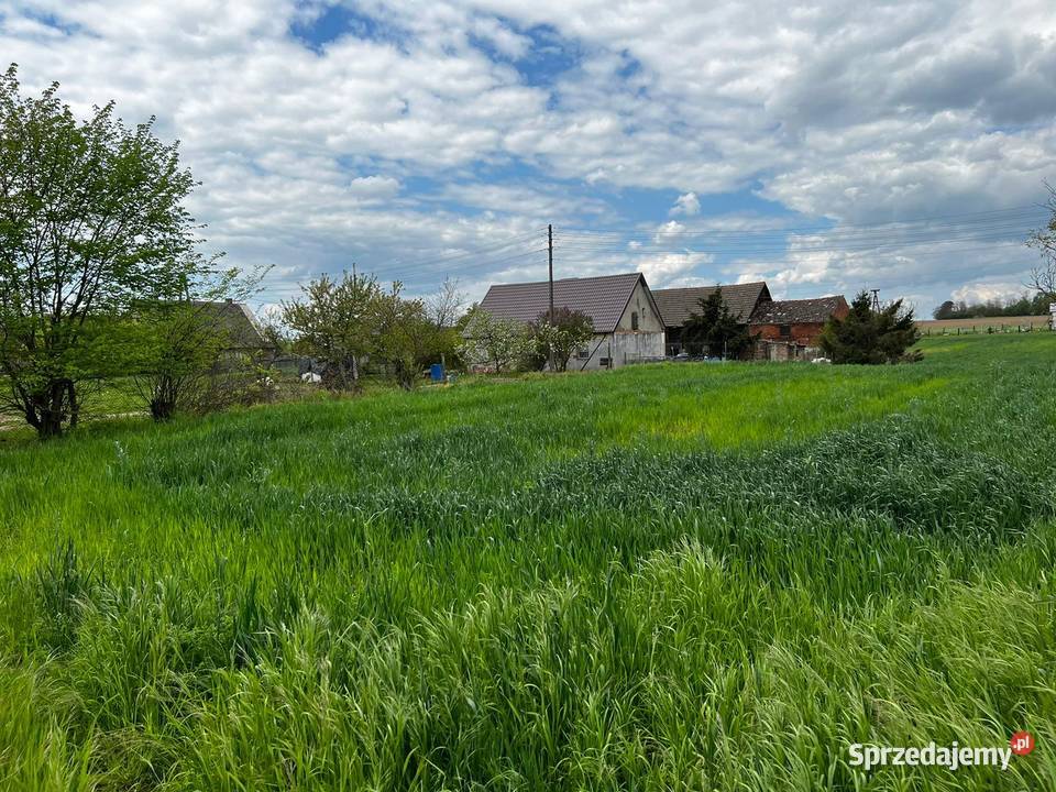 Działka budowlana drodze asfaltowej zachodniopomorskie Goszków