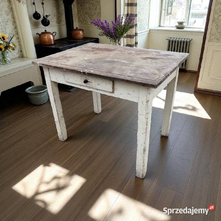 Stół wiejski duży stary Opole