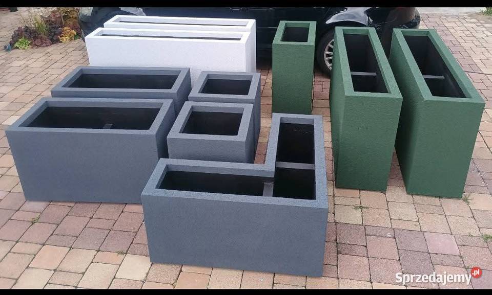 Lekkie Termo donice na wymiar Doniczka na kwiaty Dom i Ogród Oświęcim