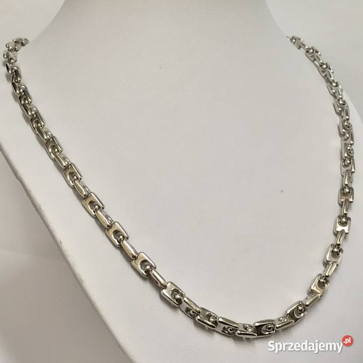 Złoty ŁAŃCUSZEK NASZYJNIK damski 750 18K z mazowieckie Warszawa
