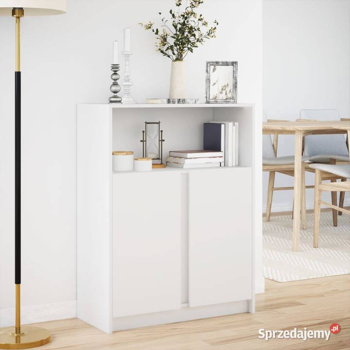 Szafka z LED biała 77x34x100 materiał Pozostałe Warszawa