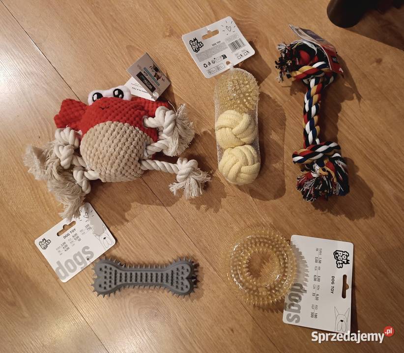 Zestaw 5 x zabawek psa Szczyrk sprzedam