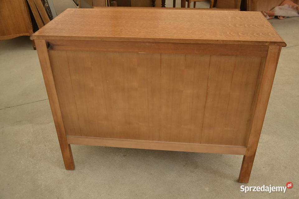 komoda na giętych nogach szuflady Meble Poddębice sprzedam