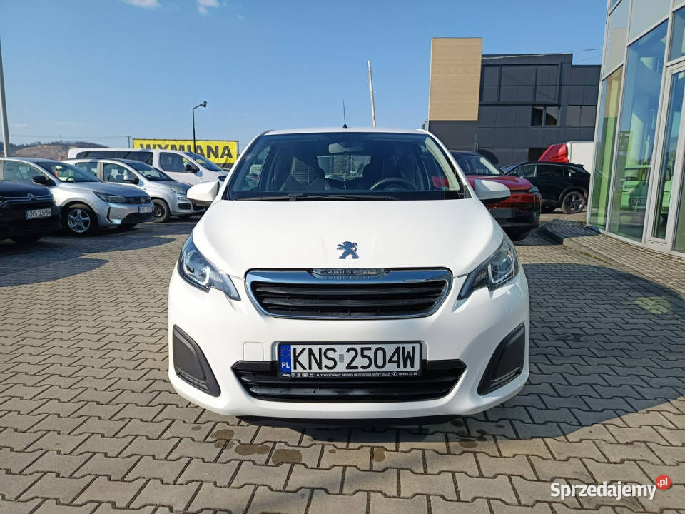 Peugeot 108 10 VTI 69 serwisowany ASO faktura wielofunkcyjna kierownica Nowy Sącz sprzedam