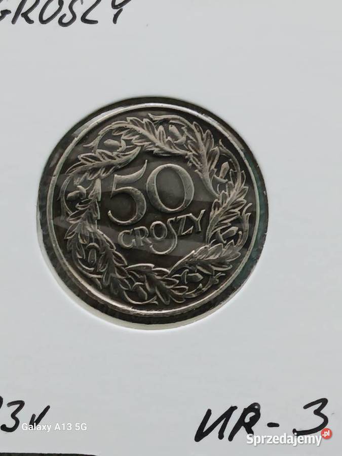 50 Groszy 1923 r 3 Numizmatyka Konin sprzedam