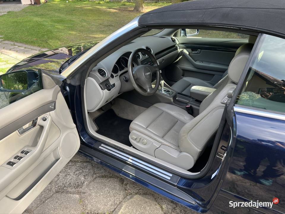 Audi A4 B6 cabrio 24 V6 przebieg 170 2393cm3 A4 lubelskie Krasnobród