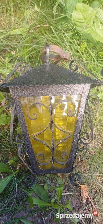 Francuska kuta lampa ogrodowa kinkiet vintage Lublin