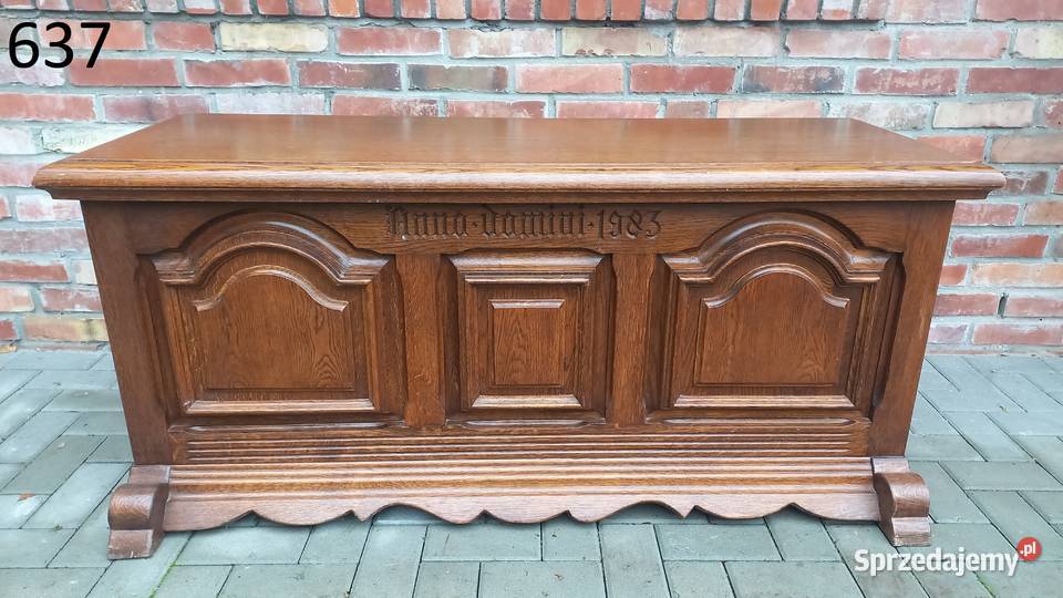 Skrzynia drewniana ławka 673 Gawroniec