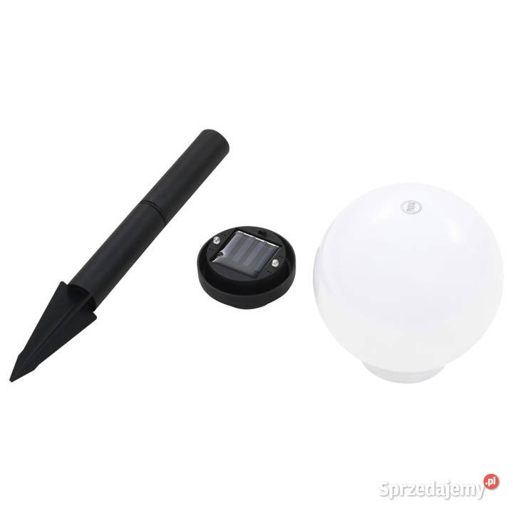 Lampy solarne do ogrodu 6 LED kuliste 20 RGB Warszawa