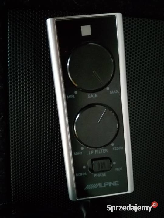 Subwoofer aktywny ALPINE SWE815 Elektronika Opole Lubelskie