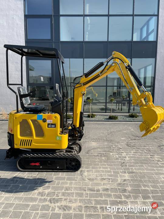 Minikoparka 1T ramię skrętne Gąsiennice małopolskie Kraków