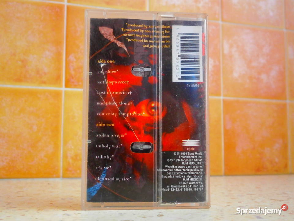 Kaseta audio Alice Cooper The Last Temptation