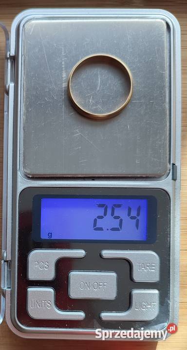 Złota obrączka próby 585 Warszawa