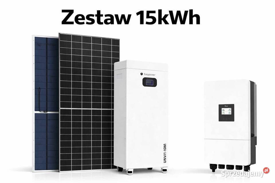 Zestaw budżetowy 15kWh LV panele inwerter 3 fazy