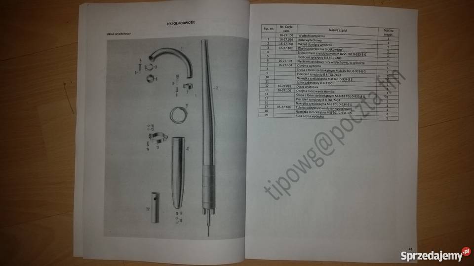 Katalog częsci MZ TROPHY ES 1752 ES 2502 Garwolin