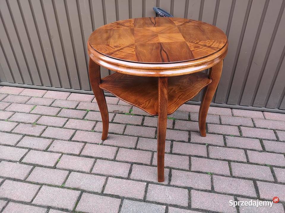 Stolik Ława Okrągły ARTDECO Unikat Antyk Stary