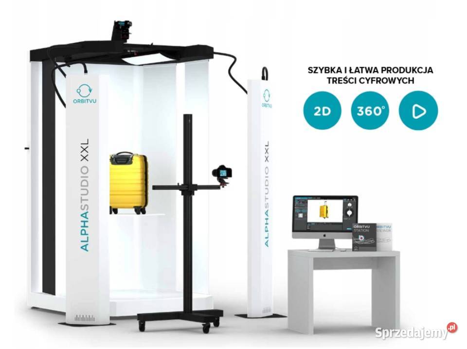 STUDIO FOTOGRAFICZNE ORBITVU FOTO ALPHASHOT XXL LED PROFESJONALNE
