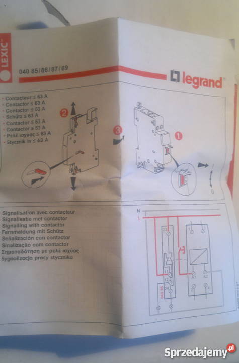 Styk pomocniczy Legrand 040 85 lexic 250V 5A Dąbrowa Górnicza