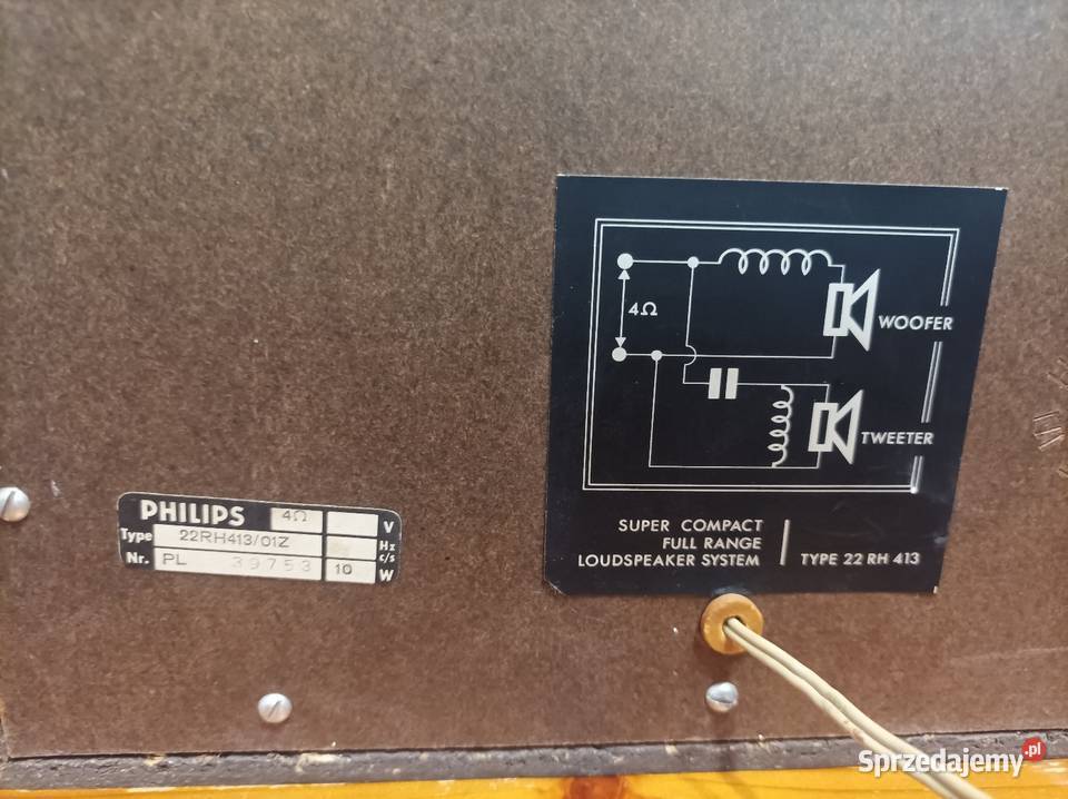 Philips HiFi internationale 4ohm 10W 19721971r Lubartów