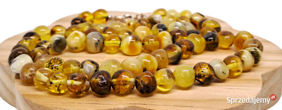 Korale z bursztynu BURSZTYN bałtycki baroczek Warszawa