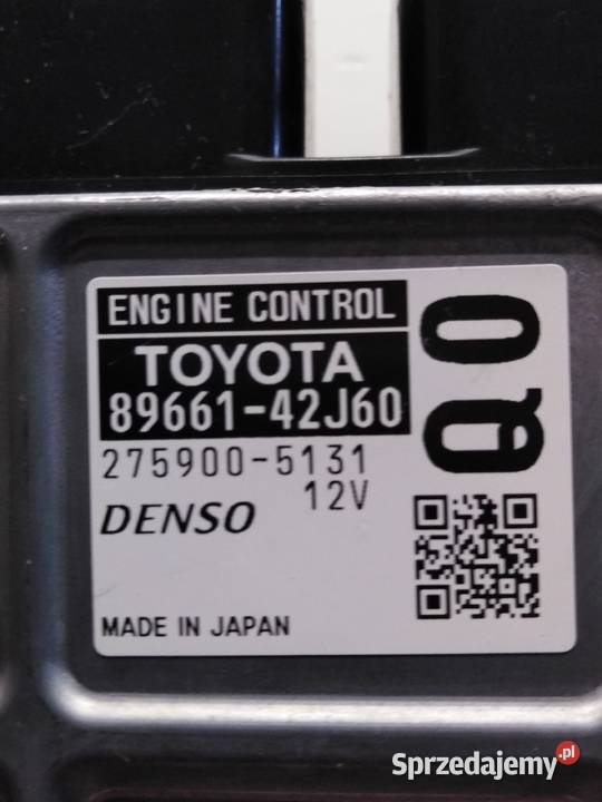 STEROWNIK TOYOTA RAV4 8966142J60 2759005131 Wschowa sprzedam