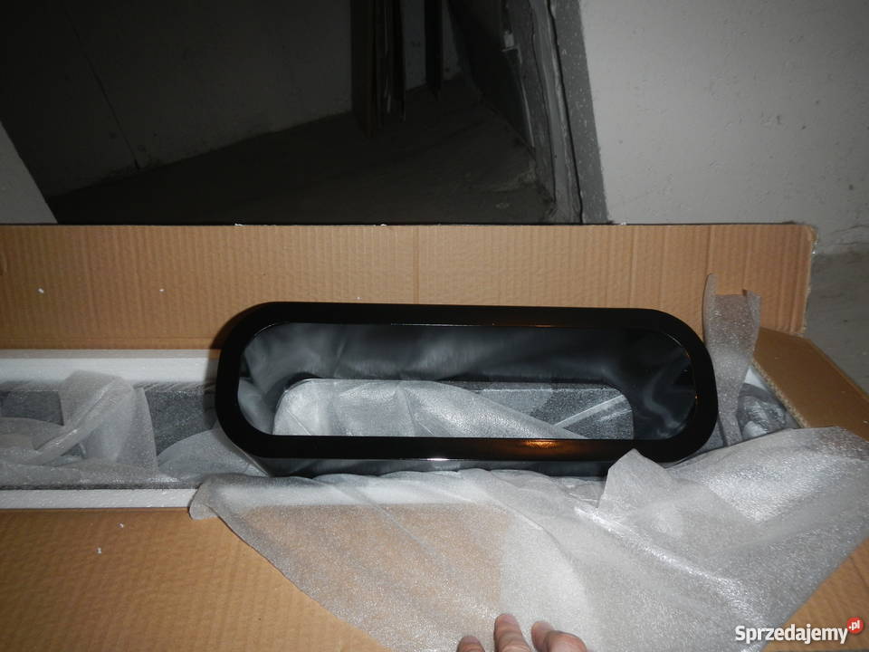 półka na dekoder ozdobna czarna połysk lubelskie