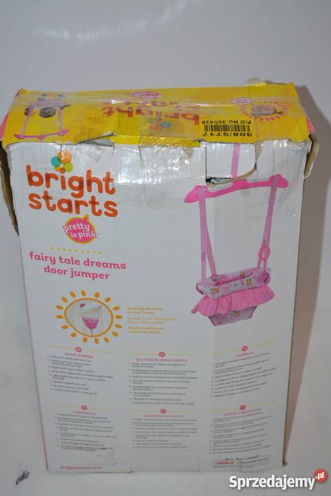 Bright Starts skoczek dziewczynki różowy nowy Rewal