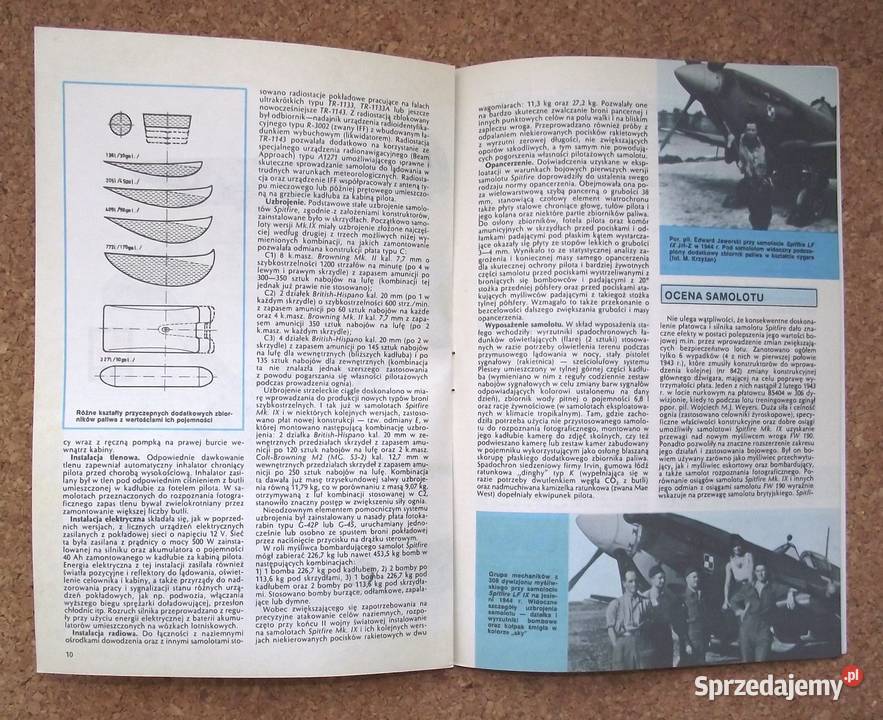 W Chołoniewski Samolot myśliwski Spitfire Mk Warszawa