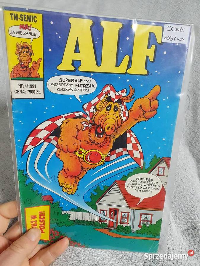 ALF zestaw 3 komiksów tata 90te Gdynia