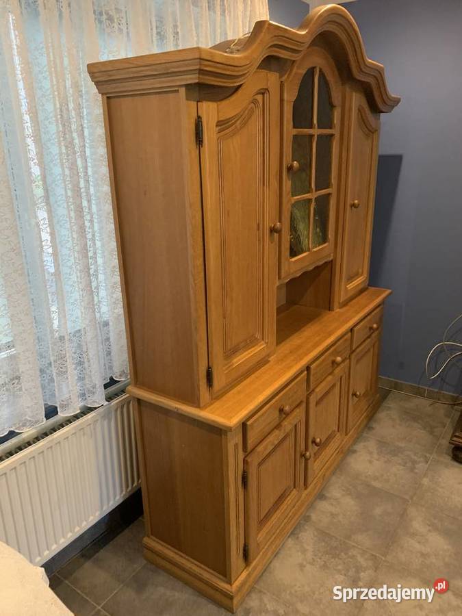 Rustykalny kredens dębowy 212cm Koszele
