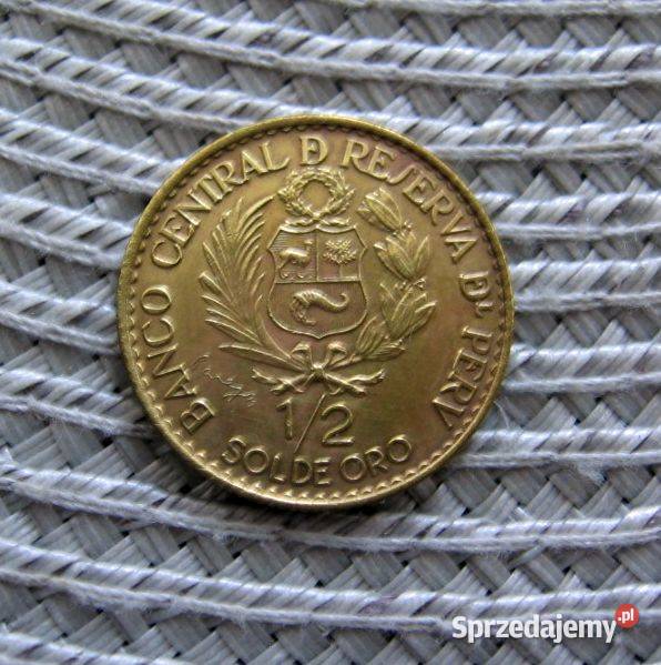 Peru 12 Sol 1965r 400 Lat Mennicy w Limie Kalisz