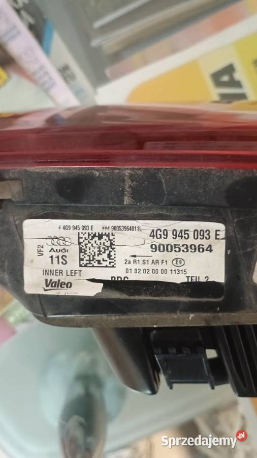 Lampa lewy tył na klapę audi A6 C7 Kombi 1418 Kielce