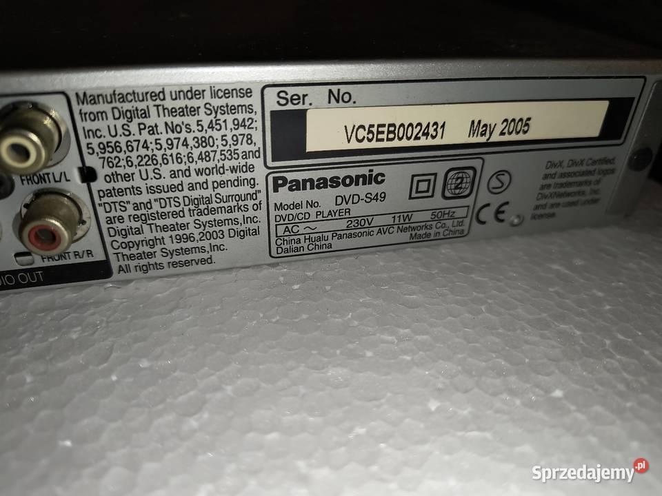 Dvd odtwarzacz DVDs49 Kraków