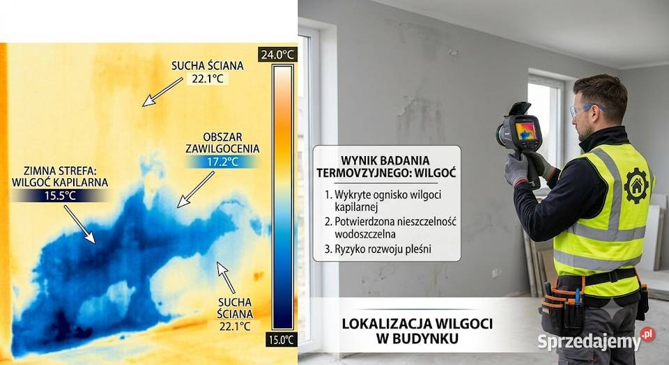 Odbiory techniczne mieszkań domów pomiary wilgoć Wrocław