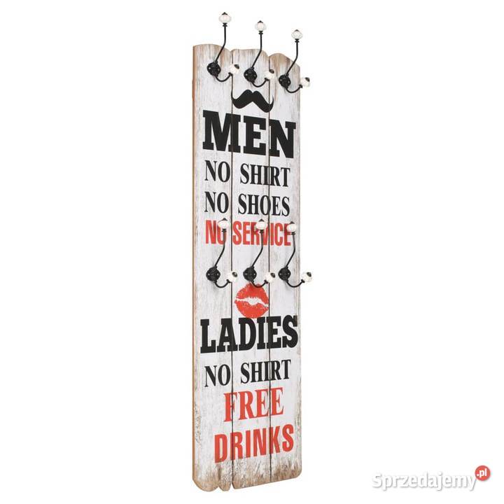 vidaXL Wieszak naścienny na okrycia wierzchnie Warszawa