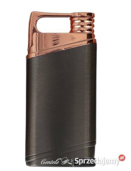 Czarna Zapalniczka Żarowa Gazowa Metalowa z Ostrowy nad Okszą