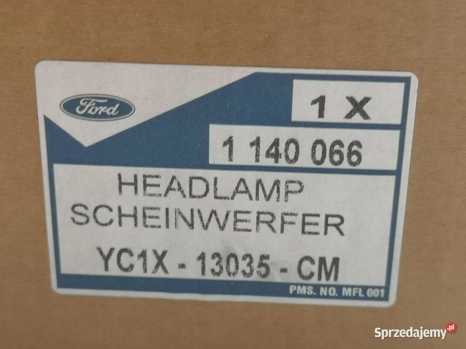 LAMPA LEWY PRZÓD FORD TRANSIT 20002006 NOWA sprzedam
