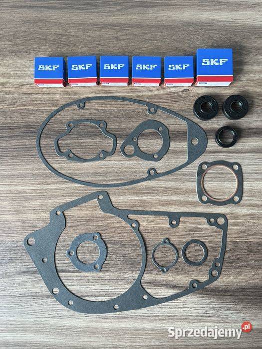 NOWY KOMPLET ŁOŻYSKA SKF USZCZELNIACZE USZCZELKI