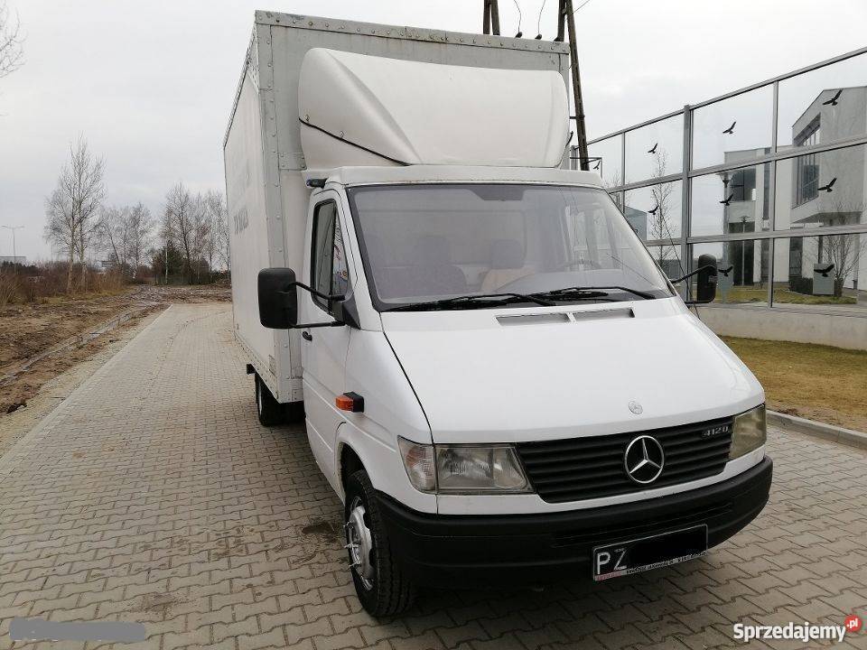 MercedesBenz Sprinter 412 ZadbanyKontener I Rok produkcji 1996 Poznań