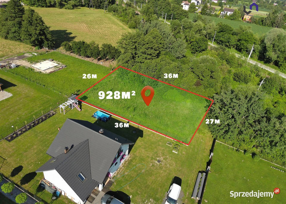 Działka 928m2 Mnich 928m2 sprzedam