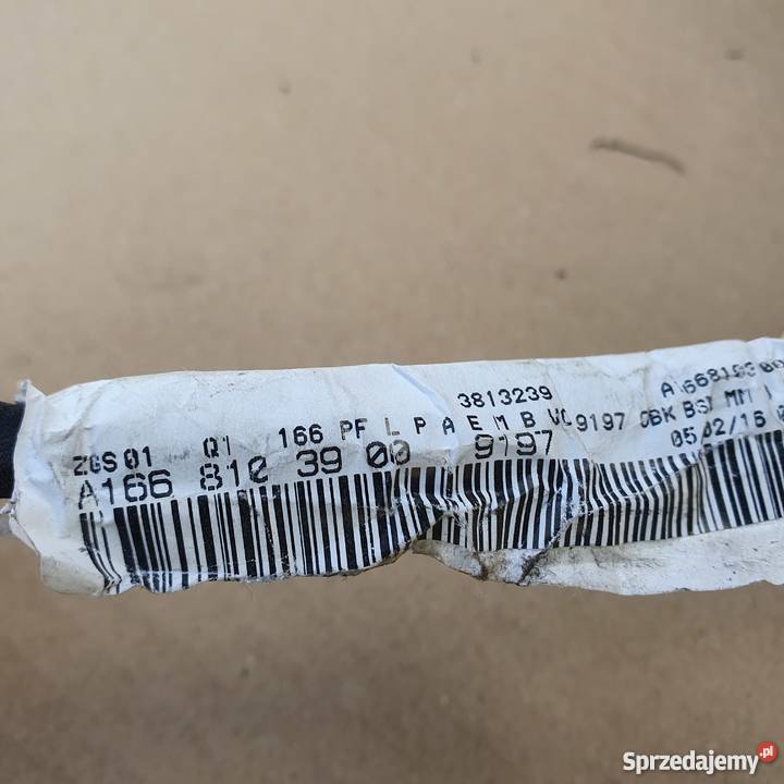 MERCEDES ML 166 LUSTERKO KAMERA A166 Karoseria Bieleń